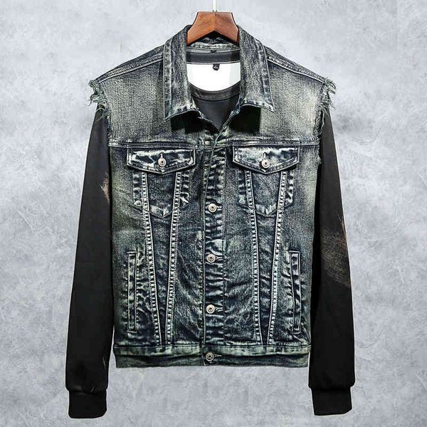men's vests men's denim vest fashionable wash embroidery eagle denim clothes wear lrcd, Black;white
men's vests men's denim vest fashionable wash embroidery eagle denim clothes wear lrcd, Black;white