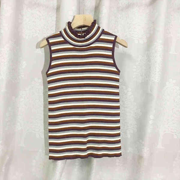 women's knits & tees elegant temperament sleeveless inside with a small fungus edge knitted vest, women's striped pullover, slim t, White
women's knits & tees elegant temperament sleeveless inside with a small fungus edge knitted vest, women's striped pullover, slim t, White