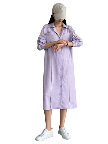 dazy-less patched pocket drop shoulder shirt dress a58y#, Black;gray 
dazy-less patched pocket drop shoulder shirt dress a58y#, Black;gray