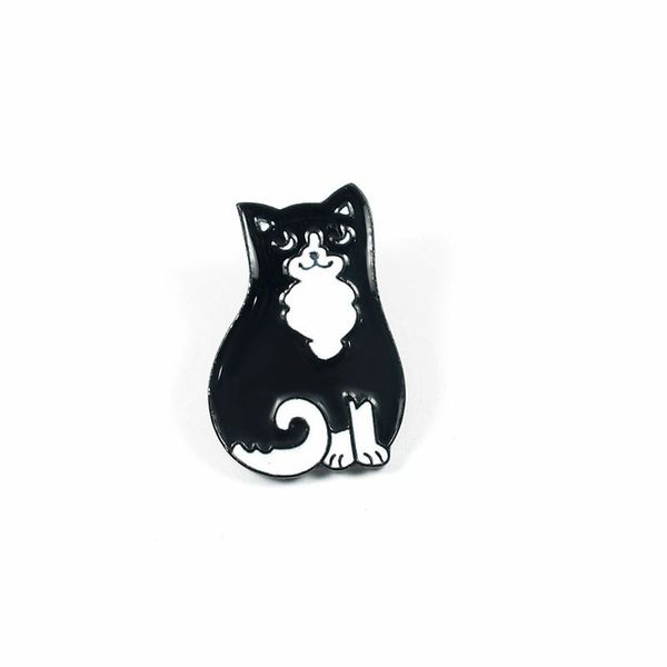 cartoon animal black white cat brooch for cute girls enamel pin metal badges jewelry small women accessories, Gray
cartoon animal black white cat brooch for cute girls enamel pin metal badges jewelry small women accessories, Gray
