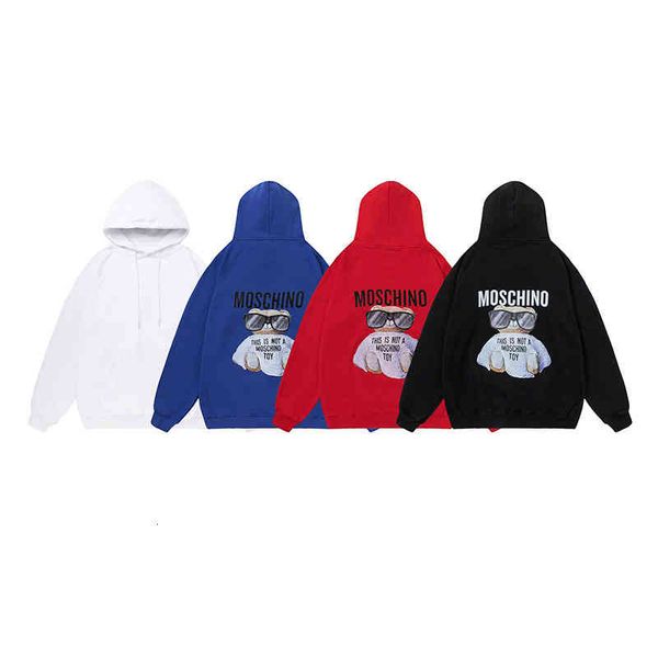 men's hoodies & sweatshirts autumn and winter korean loose loop back sunglasses bear print men's women's hooded plush sweater, Black
men's hoodies & sweatshirts autumn and winter korean loose loop back sunglasses bear print men's women's hooded plush sweater, Black