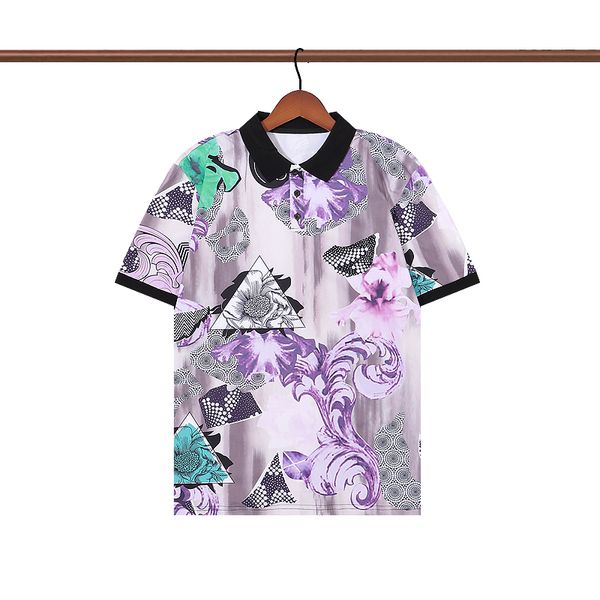 mens designer polo shirt fashion men polos shirts print casual short sleeve t-shirts turn-down collar clothing, White;black
mens designer polo shirt fashion men polos shirts print casual short sleeve t-shirts turn-down collar clothing, White;black