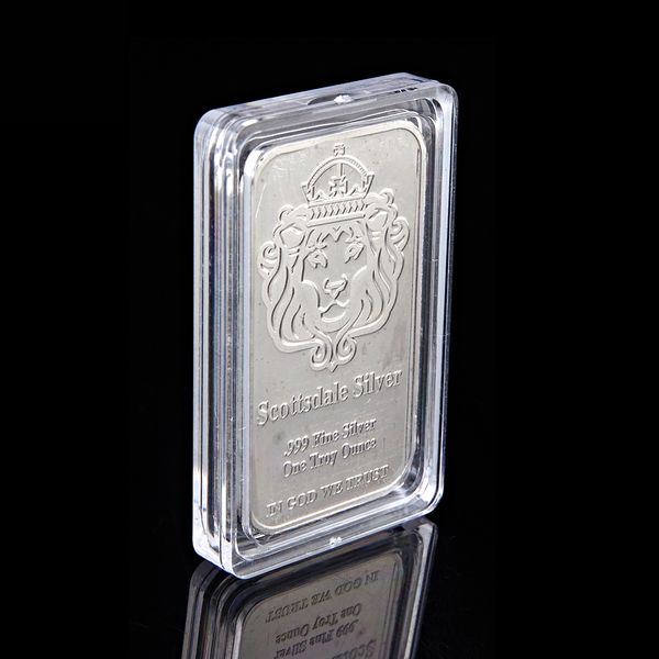 10pcs rare 999 fine silver one troy ounce usa scottsdale craft 1oz silver plated metal souvenir bullion bars
10pcs rare 999 fine silver one troy ounce usa scottsdale craft 1oz silver plated metal souvenir bullion bars