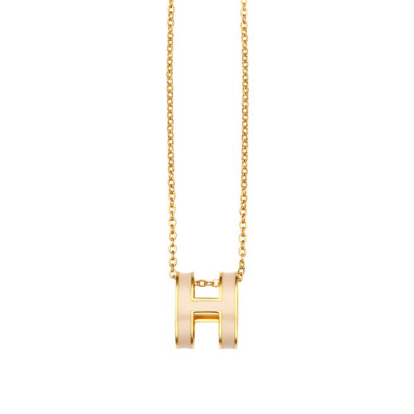 gold h pendant necklace stainless steel jewelry classic design women choker accessories, Silver
gold h pendant necklace stainless steel jewelry classic design women choker accessories, Silver