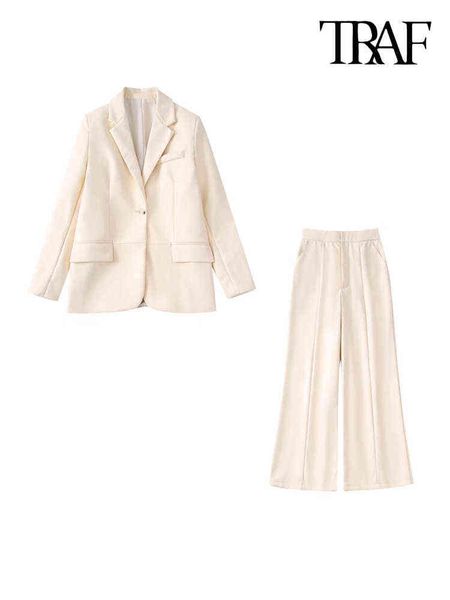 suit traf women fashion faux leather front button blazer coat and high waist zi, White;black
suit traf women fashion faux leather front button blazer coat and high waist zi, White;black