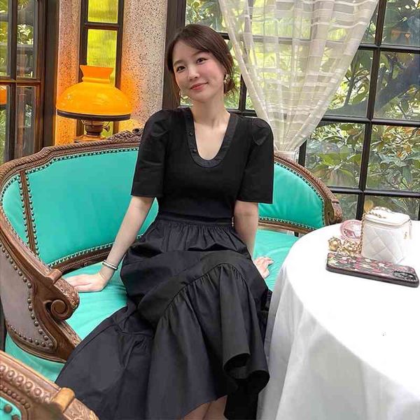 casual dresses 2022 summer women's dress french thin waist temperament cake skirt hepburn small black d87t, Black;gray
casual dresses 2022 summer women's dress french thin waist temperament cake skirt hepburn small black d87t, Black;gray