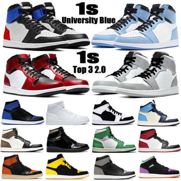 mens 1 high og basketball shoes 1s university blue silver royal toe black metallic gold mid smoke grey unc patent men women sneakers2022
mens 1 high og basketball shoes 1s university blue silver royal toe black metallic gold mid smoke grey unc patent men women sneakers2022