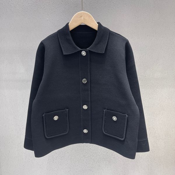 719 2022 milan runway summer brand same long sleeve women's lapel neck black womens qian, White
719 2022 milan runway summer brand same long sleeve women's lapel neck black womens qian, White