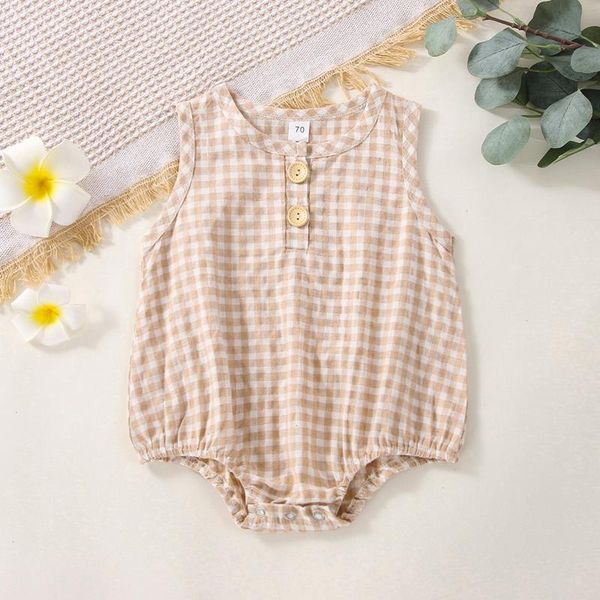 toddler baby girls jumpsuit lovely summer casual plaid romper infant khaki sleeveless button playsuit outwear children clothes, Blue
toddler baby girls jumpsuit lovely summer casual plaid romper infant khaki sleeveless button playsuit outwear children clothes, Blue