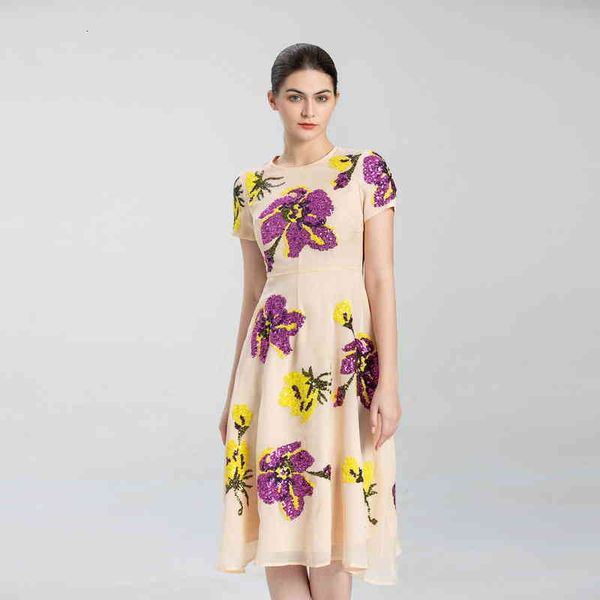 casual dresses 2 colors summer 2022 short sleeved woven color sequin flower waist closing large swing women's dress r8no, Black;gray
casual dresses 2 colors summer 2022 short sleeved woven color sequin flower waist closing large swing women's dress r8no, Black;gray
