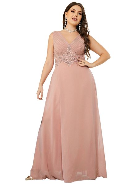 plus applique plisse shirred back chiffon bridesmaid dress j4qk#, Black
plus applique plisse shirred back chiffon bridesmaid dress j4qk#, Black