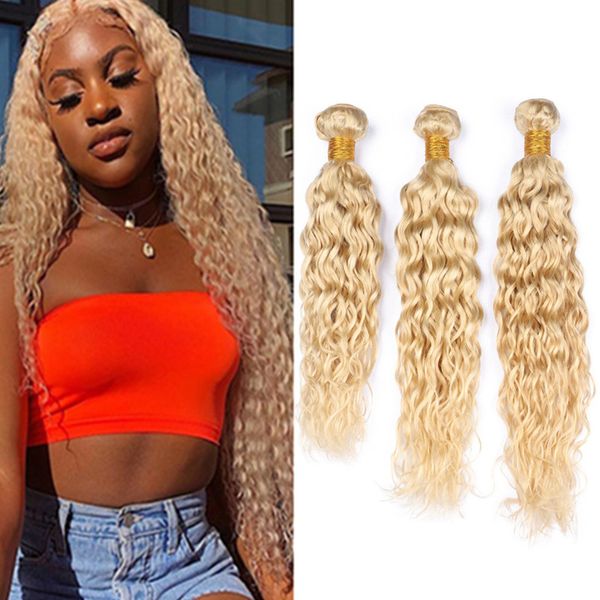 blonde bundles brazilian wet and wavy human hair extensions #613 bundle deals water wave virgin hair weaves 3pcs lot, Black
blonde bundles brazilian wet and wavy human hair extensions #613 bundle deals water wave virgin hair weaves 3pcs lot, Black