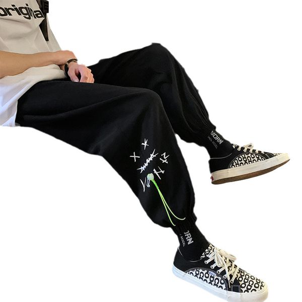 men's pants vibe trousers autumn large size preppy oversized leggings sports high street hip hop cargo all-match casual joggers, Black
men's pants vibe trousers autumn large size preppy oversized leggings sports high street hip hop cargo all-match casual joggers, Black