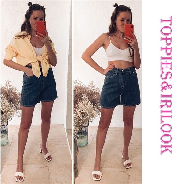 ies summer jeans shorts womens vintage blue denim shorts high waist streetwear women clothing lj200818, White;black
ies summer jeans shorts womens vintage blue denim shorts high waist streetwear women clothing lj200818, White;black