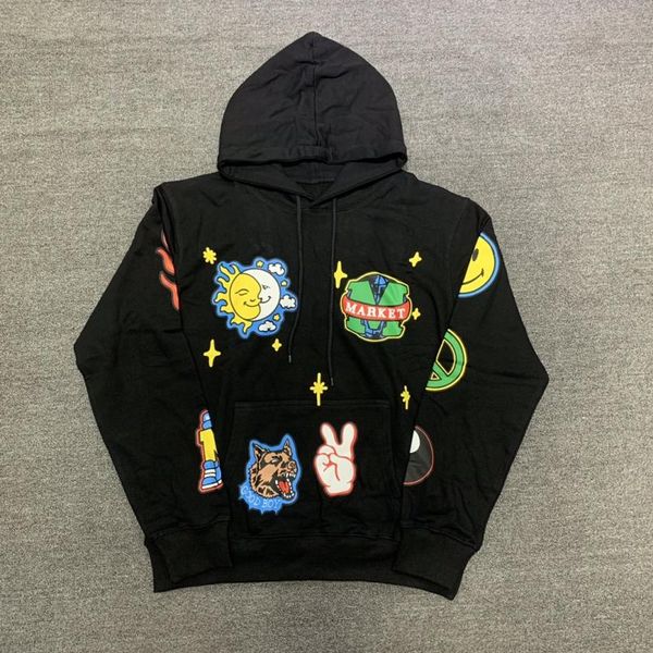 22ss foam cartoon pattern printing hoodies men women eu size cotton pullover fashion, Black;brown
22ss foam cartoon pattern printing hoodies men women eu size cotton pullover fashion, Black;brown