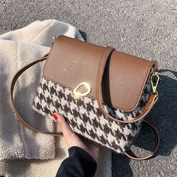 high sense style women's autumn winter new msenger thousand bird lattice texture shoulder 2022 luxury brand fashion design versatile la
high sense style women's autumn winter new msenger thousand bird lattice texture shoulder 2022 luxury brand fashion design versatile la