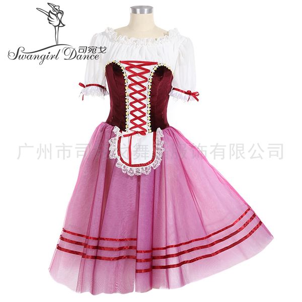 girl ballerina stage performance competition professional costume dress bt9068a black romantic ballet tutu long dress, Black;red
girl ballerina stage performance competition professional costume dress bt9068a black romantic ballet tutu long dress, Black;red