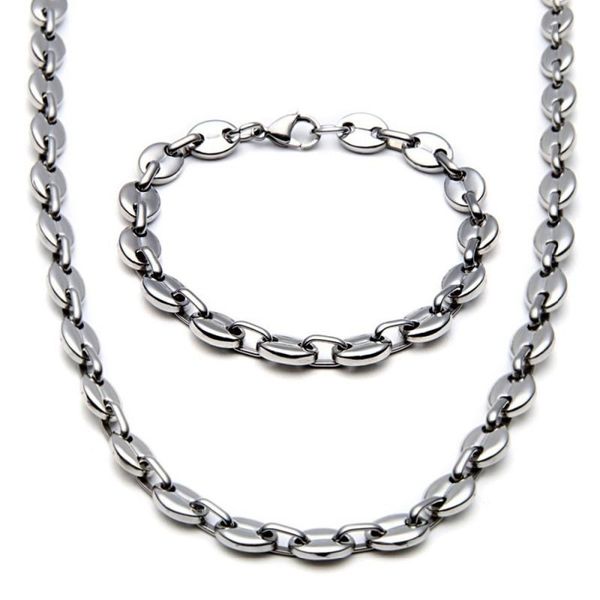 chokers fashion classic 2 pieces/set hip hop punk style brand coffee bean bracelet necklace for men and women trendy jewelry set, Golden;silver
chokers fashion classic 2 pieces/set hip hop punk style brand coffee bean bracelet necklace for men and women trendy jewelry set, Golden;silver
