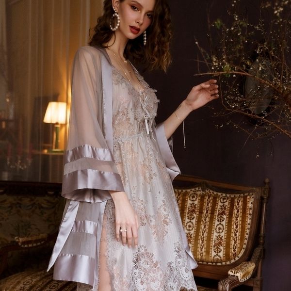 temptation mesh satin kimono robe grey nightgown bathrobe morning wedding robes transparent lingerie underwear y200425, Black;red
temptation mesh satin kimono robe grey nightgown bathrobe morning wedding robes transparent lingerie underwear y200425, Black;red