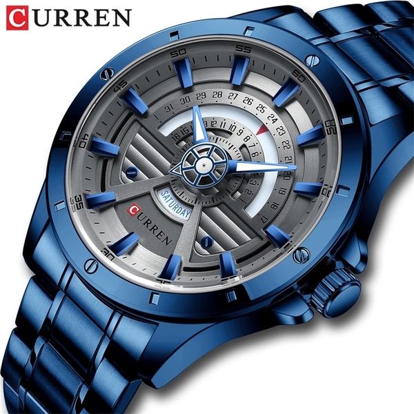 watches mens curren fashion quartz stainless steel watch date and week clock male creative wristwatch 210310, Slivery;brown
watches mens curren fashion quartz stainless steel watch date and week clock male creative wristwatch 210310, Slivery;brown