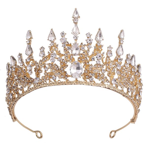 headpieces wedding crown baroque bride crown headdress cross border rhinestone hair ornament princess crown wedding dress accessories, Silver
headpieces wedding crown baroque bride crown headdress cross border rhinestone hair ornament princess crown wedding dress accessories, Silver