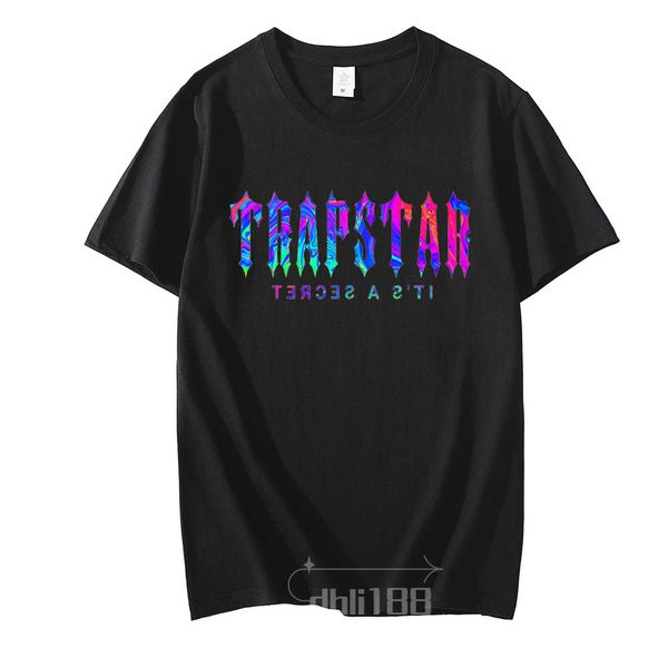 men's t shirt trendy brand trapstar round neck short sleeve t-shirt american hip hop loose casual sweatshirt ins selling, White;black
men's t shirt trendy brand trapstar round neck short sleeve t-shirt american hip hop loose casual sweatshirt ins selling, White;black