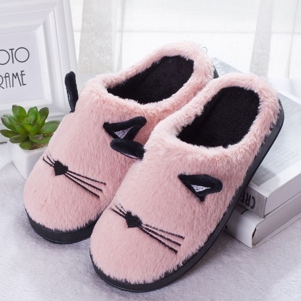 cat fluffy couple slippers with ears cute women slippers soft sole home indoor slipper fashion flat women shoes t101 y200107, Black
cat fluffy couple slippers with ears cute women slippers soft sole home indoor slipper fashion flat women shoes t101 y200107, Black