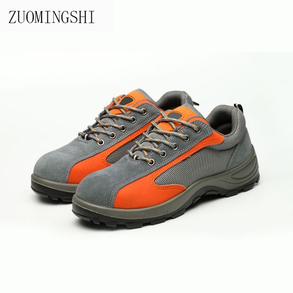 leather safety shoes men security safety boots steel toe steel sole work shoes for anti-smash, Black;red
leather safety shoes men security safety boots steel toe steel sole work shoes for anti-smash, Black;red