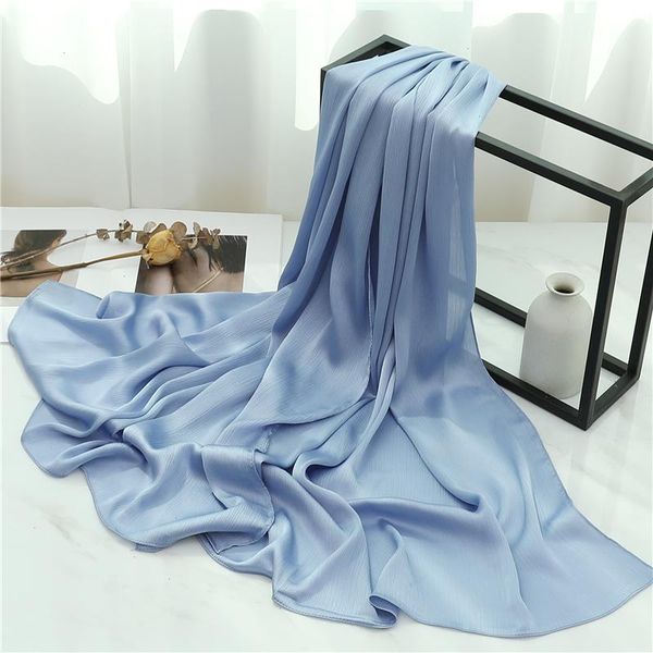 muslim hijab scarf women solid chiffon crinkle shawl warps female foulard headscarf bufanda 28 colors, Blue;gray
muslim hijab scarf women solid chiffon crinkle shawl warps female foulard headscarf bufanda 28 colors, Blue;gray
