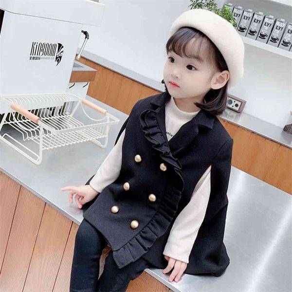 toddler girls coat ruffles coat girl spring autumn children's coat casual style baby girl clothes 210412, Blue;gray
toddler girls coat ruffles coat girl spring autumn children's coat casual style baby girl clothes 210412, Blue;gray