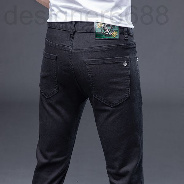 men's jeans designer men's spring and summer thin slim fit small feet elastic leisure trend black korean high-end pants tk1k, Blue
men's jeans designer men's spring and summer thin slim fit small feet elastic leisure trend black korean high-end pants tk1k, Blue