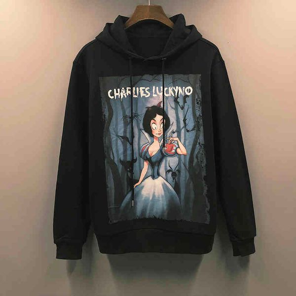 men's hoodies sweatshirts european and american street fashion brand dark fairy tale witch hoodie men's cotton loose casual lovers, Black
men's hoodies sweatshirts european and american street fashion brand dark fairy tale witch hoodie men's cotton loose casual lovers, Black