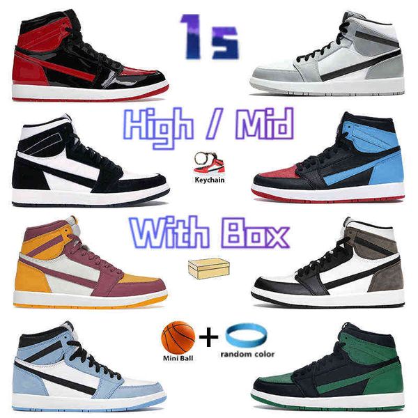 with box high 1 1s basketball shoes men sneakers mid light smoke grey bred patent pine green black twist university blue dark mocha women tr
with box high 1 1s basketball shoes men sneakers mid light smoke grey bred patent pine green black twist university blue dark mocha women tr