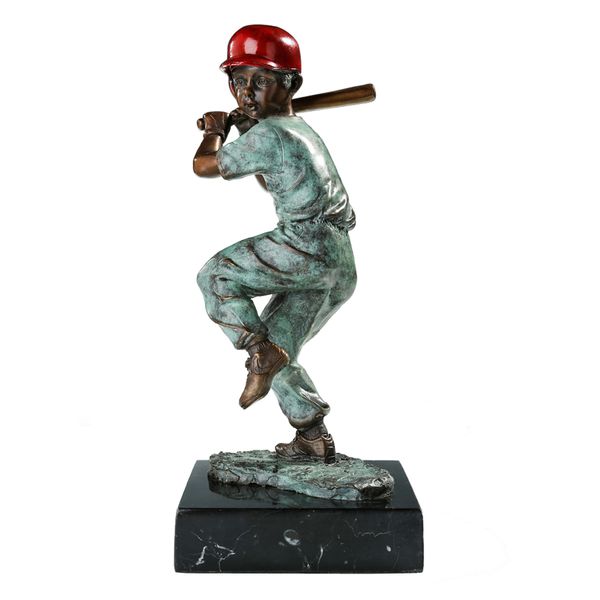 ballplayer figurine sculpture copper material boy playing baseball statue for kids birthday present study room deskdecor, Silver
ballplayer figurine sculpture copper material boy playing baseball statue for kids birthday present study room deskdecor, Silver