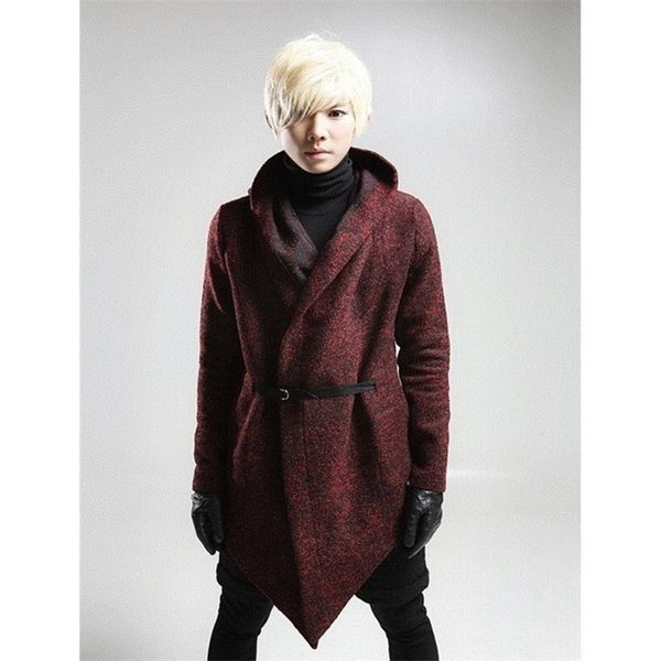 m gothic men s cape coat jacket men s slim hooded mid length windbreaker autumn and winter new lj201110, Black
m gothic men s cape coat jacket men s slim hooded mid length windbreaker autumn and winter new lj201110, Black