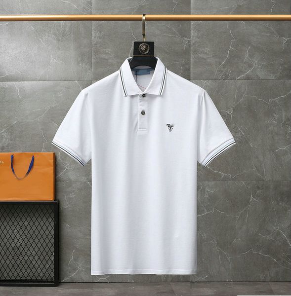 men's designer white black cotton t-shirt summer short sleeve polo men's and women's letter embroidery dress wholesale#87
men's designer white black cotton t-shirt summer short sleeve polo men's and women's letter embroidery dress wholesale#87
