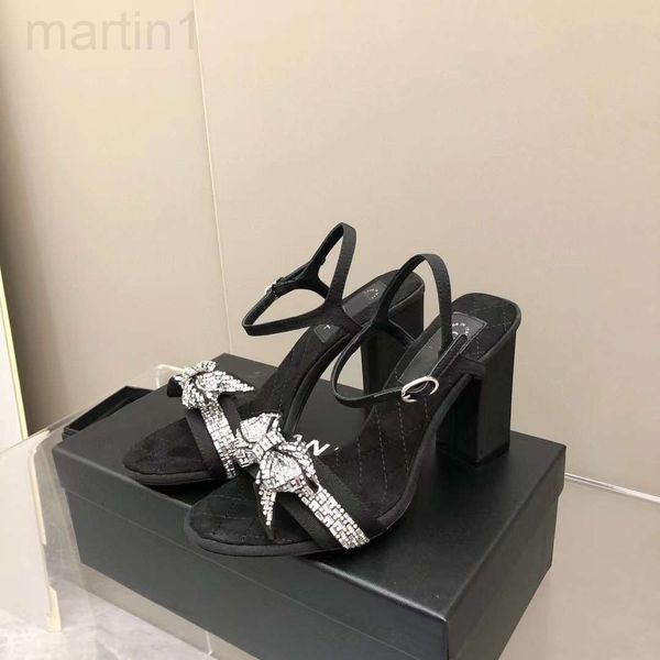 sandals designer high version c family new style small fragrance feng shui diamond bow sandals high heels thick heel one line buckle women43, Black
sandals designer high version c family new style small fragrance feng shui diamond bow sandals high heels thick heel one line buckle women43, Black