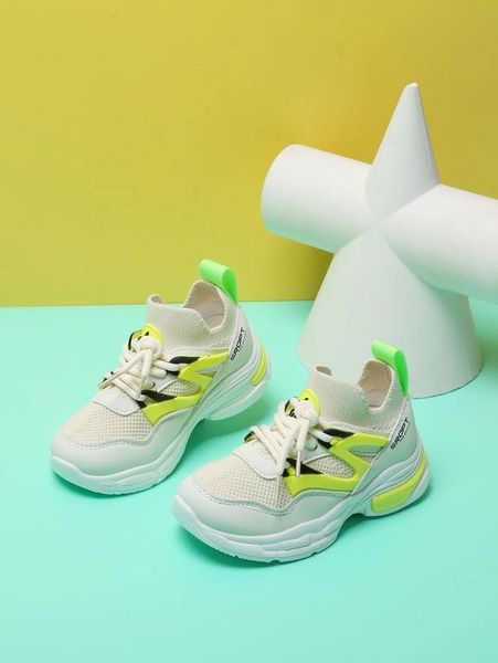 boys color block letter detail drawstring design chunky sneakers she, Black
boys color block letter detail drawstring design chunky sneakers she, Black