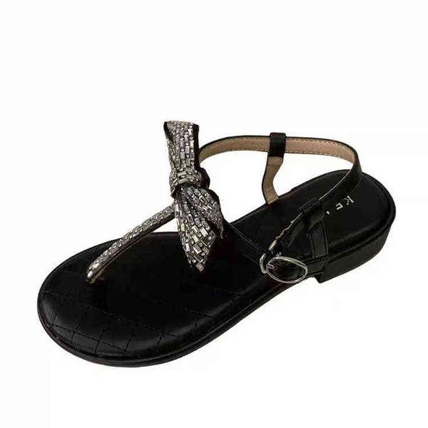 little fragrance drill foot ribbon thick heel sandals women's 2022 summer new all-in-one flat roman shoes, Black
little fragrance drill foot ribbon thick heel sandals women's 2022 summer new all-in-one flat roman shoes, Black