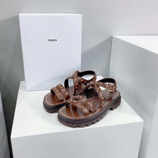 sandals clea studded gladiator chunky sandals adjustable buckle ankle-strap sandal vegetal flats shoes platform luxury designers slides gyii, Black
sandals clea studded gladiator chunky sandals adjustable buckle ankle-strap sandal vegetal flats shoes platform luxury designers slides gyii, Black