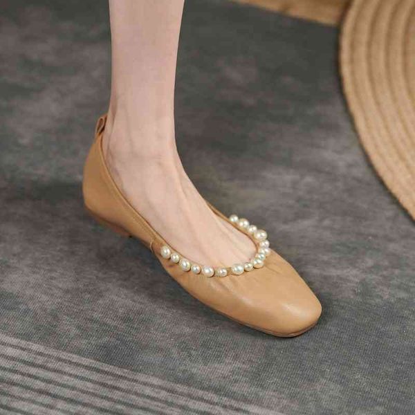 sandals autumn flat bottomed shallow mouth pearl pleated single shoes korean version simple commuting style wear heel women's 75da, Black
sandals autumn flat bottomed shallow mouth pearl pleated single shoes korean version simple commuting style wear heel women's 75da, Black