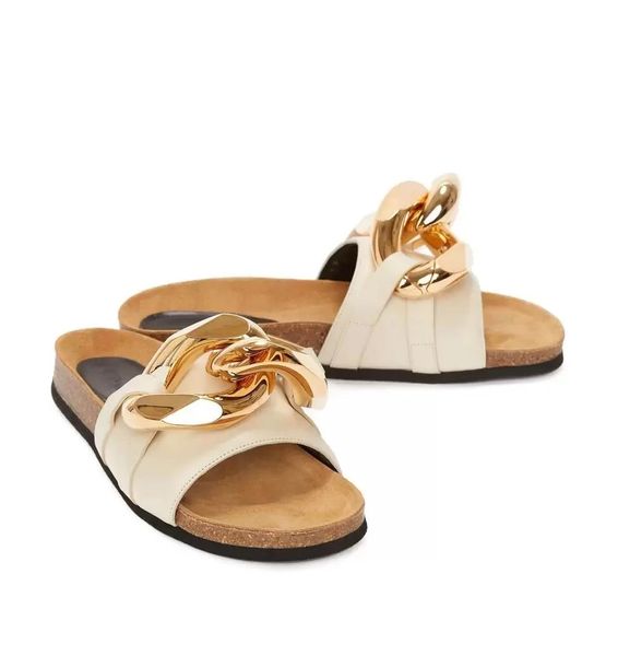 summer luxury brand sandals shoes women slides chunky golden chain embellished leather slippers flip flops comfort walking sandalias 35-42, Black
summer luxury brand sandals shoes women slides chunky golden chain embellished leather slippers flip flops comfort walking sandalias 35-42, Black