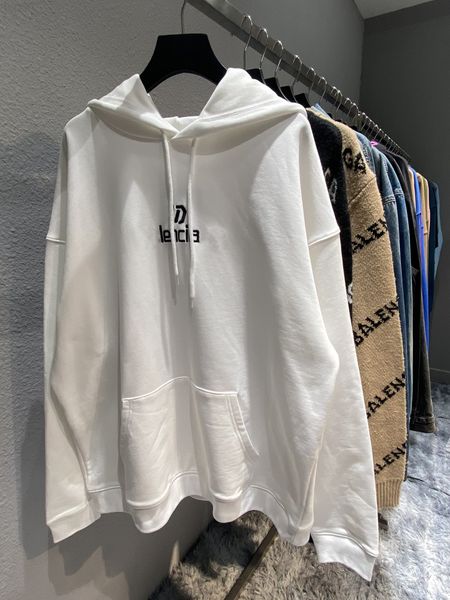 women's jackets designer autumn and winter high version b family embroidery pullover hooded terry casual loose men's women's, Black;brown
women's jackets designer autumn and winter high version b family embroidery pullover hooded terry casual loose men's women's, Black;brown