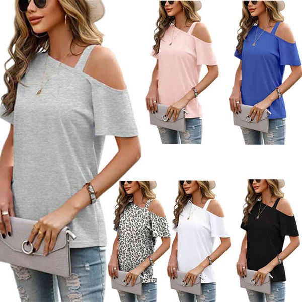 women's t-shirt 2022 women's explosive short sleeved casual irregular off shoulder t-shirt s0ll, White
women's t-shirt 2022 women's explosive short sleeved casual irregular off shoulder t-shirt s0ll, White
