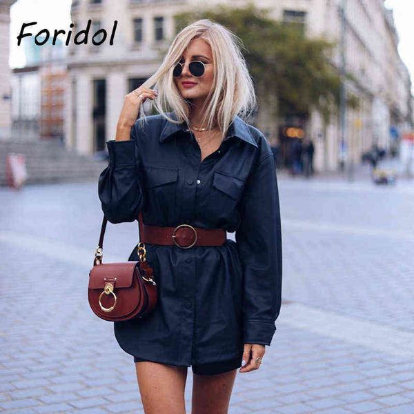 faux leather pu shirt coat women winter jackets button up belt fashion office streetwear windbreaker coat female jacket l220714, Black
faux leather pu shirt coat women winter jackets button up belt fashion office streetwear windbreaker coat female jacket l220714, Black