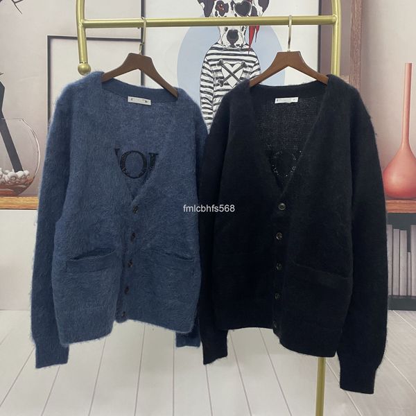 women's sweaters d family jie ao autumn winter mohair v-neck cardigan loose lazy coat men and women alike, White;black
women's sweaters d family jie ao autumn winter mohair v-neck cardigan loose lazy coat men and women alike, White;black