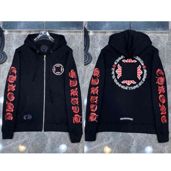 luxury designer sweatshirts fashion hoodies ch classic mens zipper hooded sweater cross flower pullover sanskrit pattern casual coat women, Black
luxury designer sweatshirts fashion hoodies ch classic mens zipper hooded sweater cross flower pullover sanskrit pattern casual coat women, Black