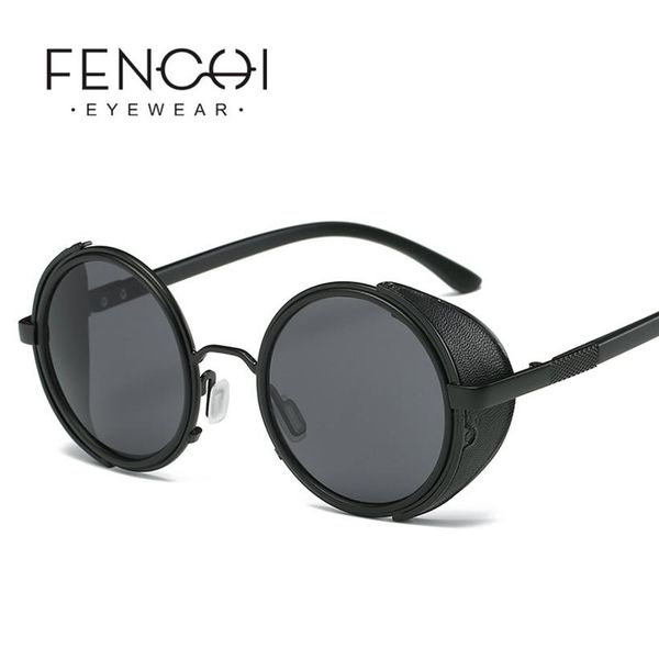 fenchi white round steampunk womens sunglasses designer shades men zonnebril dames292d, White;black
fenchi white round steampunk womens sunglasses designer shades men zonnebril dames292d, White;black