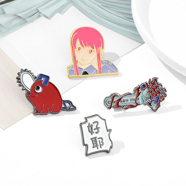 anime chainsaw man metal badge pin badge cosplay pochita souvenir collection brooch pins accessories props, Blue
anime chainsaw man metal badge pin badge cosplay pochita souvenir collection brooch pins accessories props, Blue