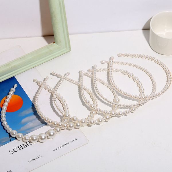 2022 new headbands fashion pearl simple popular headwear personality sweet temperament lady hair accessories 6mm 8mm beaded jewelry white, Silver
2022 new headbands fashion pearl simple popular headwear personality sweet temperament lady hair accessories 6mm 8mm beaded jewelry white, Silver